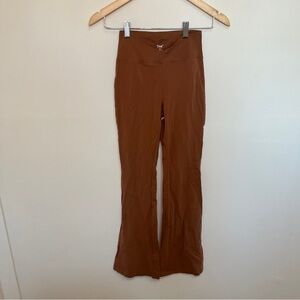 TNA Tan Flare Leggings from Aritzia Cotton Size XS
